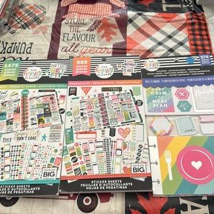 3 Happy Planner sticker books